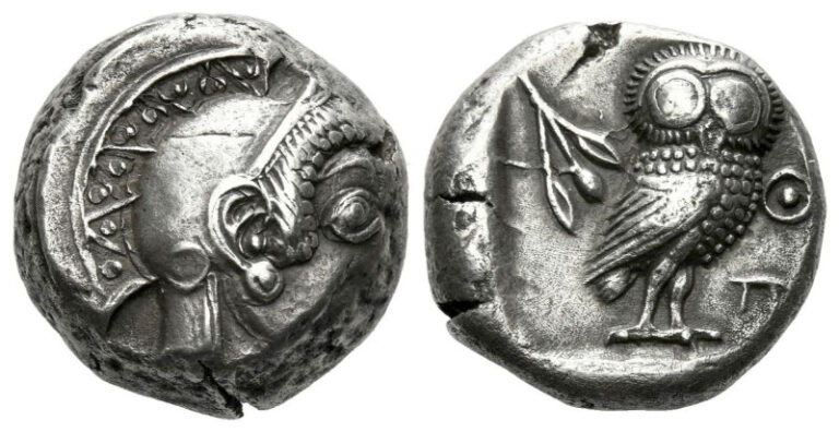 Lot 539 - Attica, Athens. Tetradrachm circa 500-490. Ex CGB sale 47, 2011, 78.