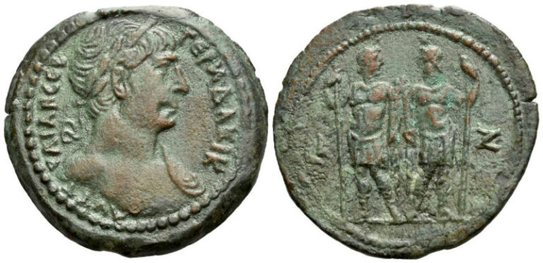Lot 292 - Trajan, 98-117 Drachm circa 113-114 (year 17) Of an exceptional quality. Apparently unique. From the Dattari collection.